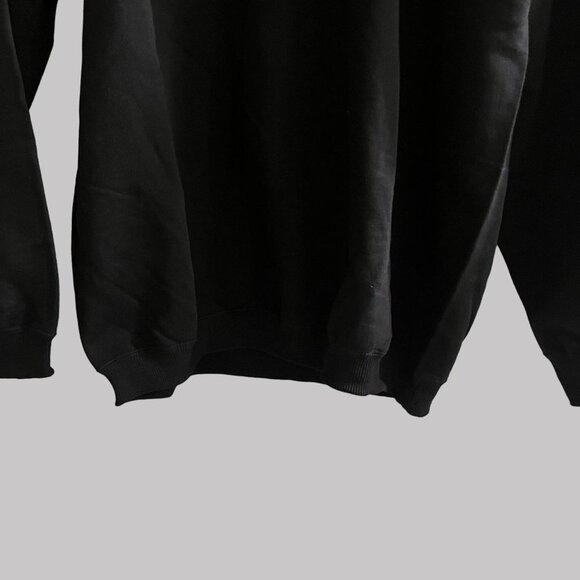 Carrousel Sweater Mens Large Black Pullover Skeleton Print Long Sleeve Preshrunk - Picture 7 of 8